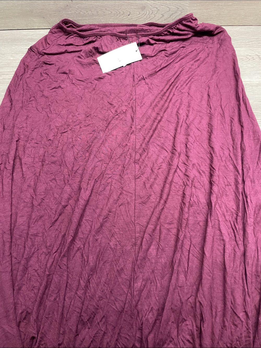 Women's Plum Maxi Skirt with Comfortable Waistband C56